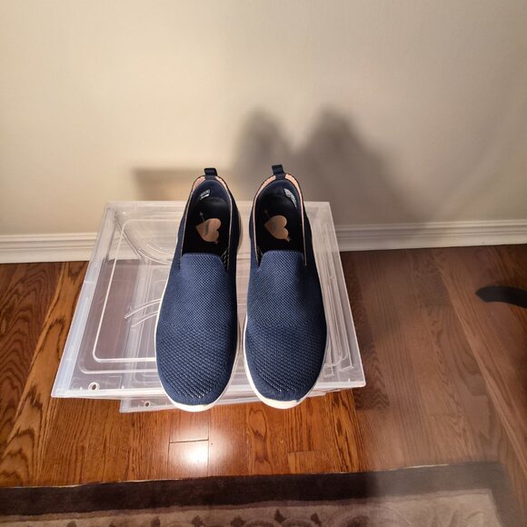 Skechers Women GO Walk Navy Sneakers, Size 7.5 - Picture 9 of 12